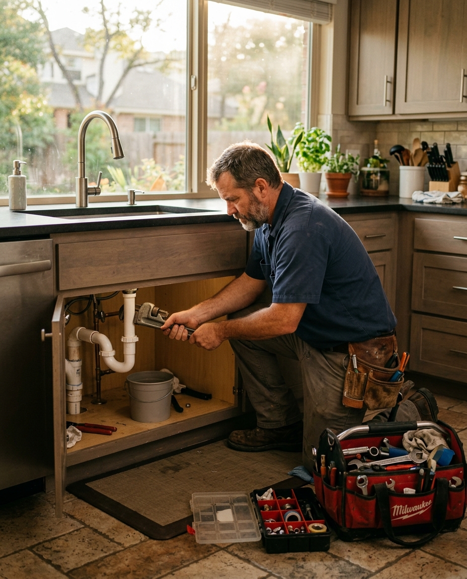Johnny Rooter Plumbing team at work